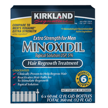 Load image into Gallery viewer, Kirkland Minoxidil 5% Topical Solution Hair Regrowth Treatment
