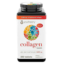 Load image into Gallery viewer, Youtheory Collagen Enhanced Formula Dietary Supplement 390 Ct

