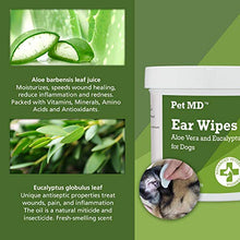 Load image into Gallery viewer, Pet MD - Dog Ear Cleaner Wipes with Aloe Veara and Eucalyptus
