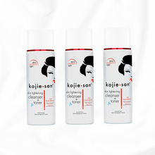 Load image into Gallery viewer, Kojie San Dual Action Cleanser and Toner for Skin Whitening with Hydromoist
