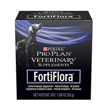 Load image into Gallery viewer, PURINA Veterinary Diets Fortiflora Canine, 30 Sachets Per Box
