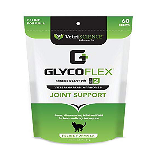 Glyco-Flex II Bite-Sized Chews, 60-Count for Cats
