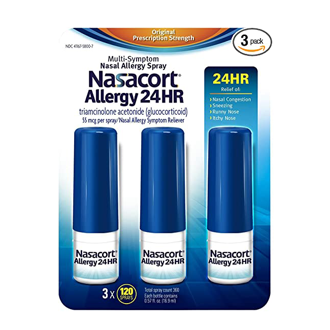 Nasacort Alergy 24 Hour Multi Symptom Nasal Allergy Spray